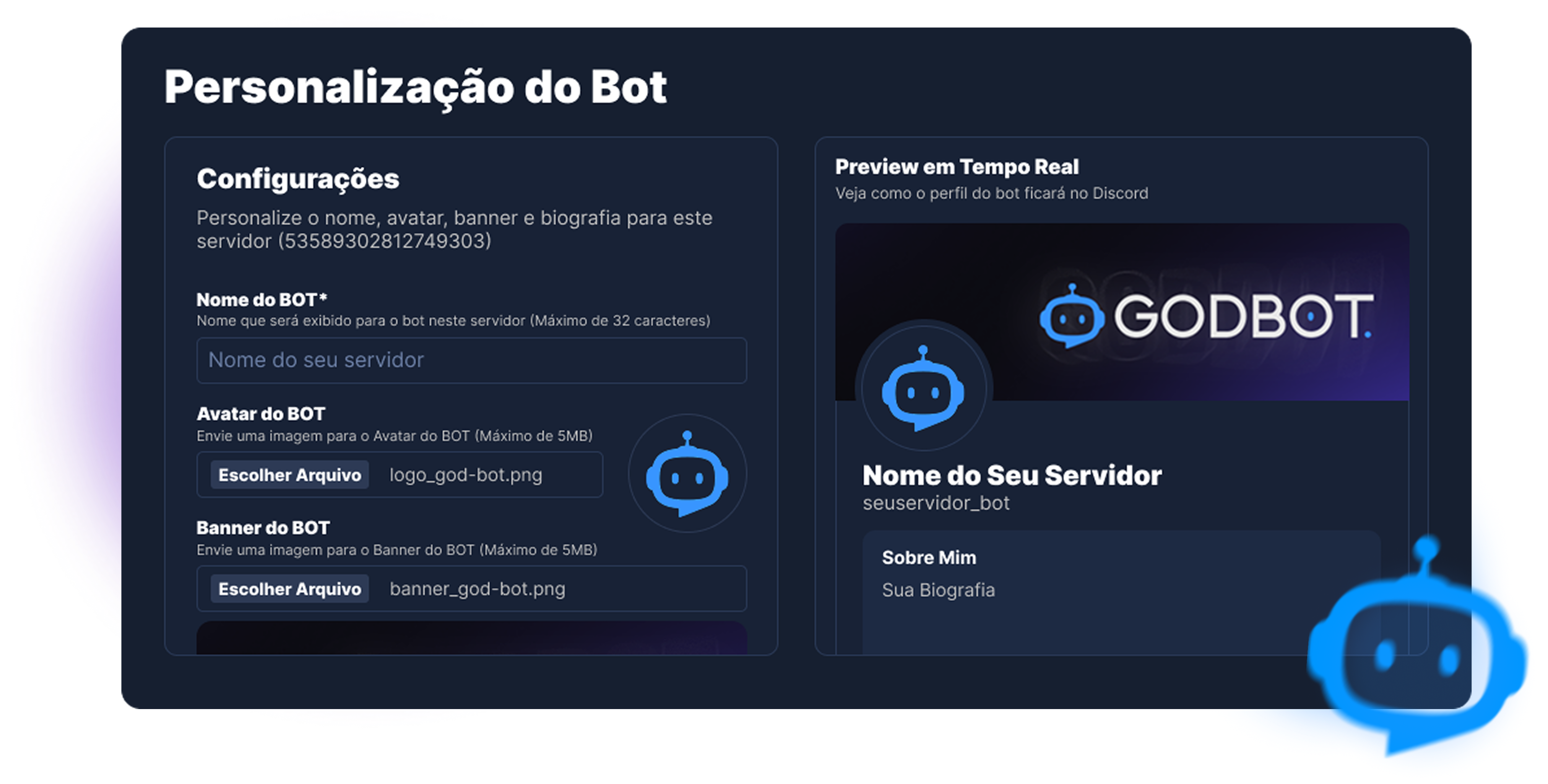 Customizar Bot